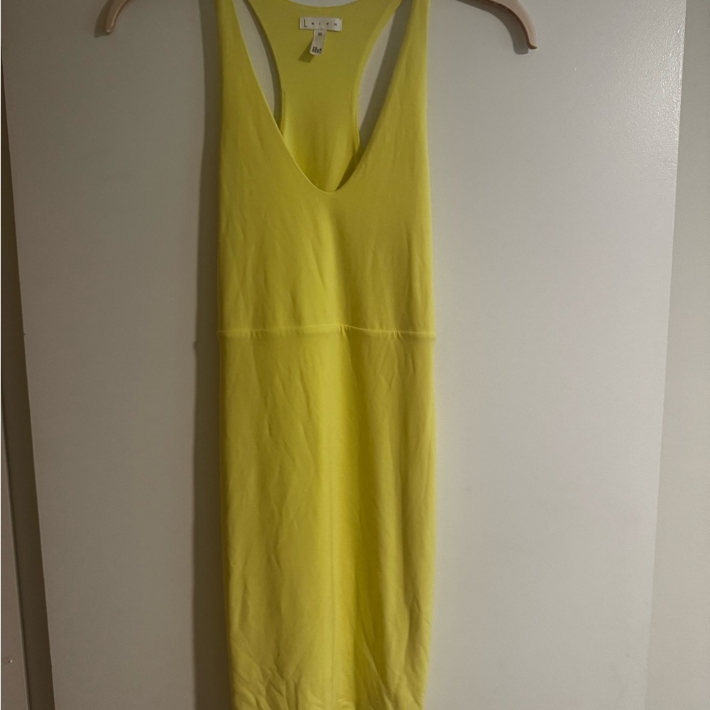 Leith Yellow Mini Bodycon Dress